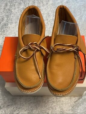 Men's/Women’s Casual Moccasin Loafers in Tan